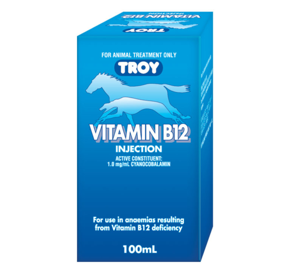 Troy Vitamin B12 Injection 100mL Troy Animal Healthcare Australia