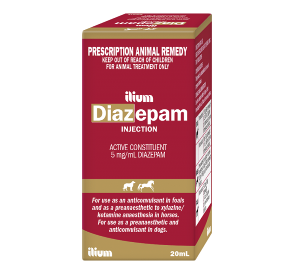 ilium Diazepam 20 mL Troy Animal Healthcare Australia