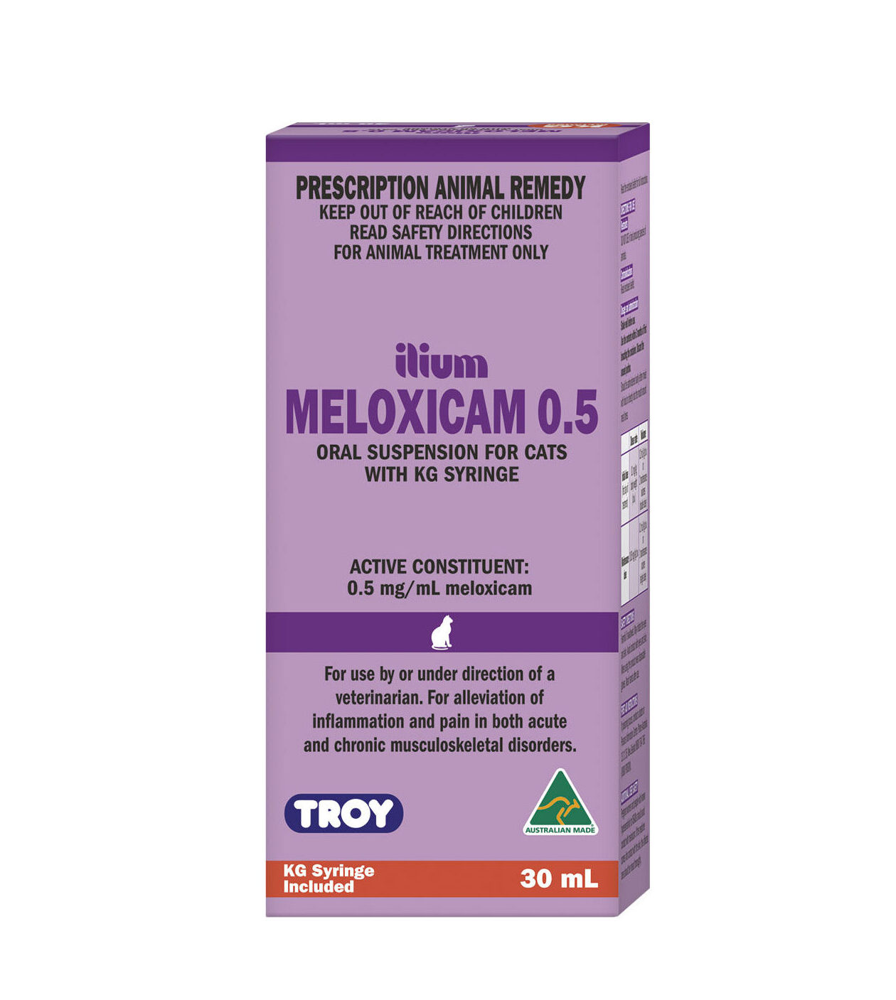 ilium Meloxicam Suspension for Cats with KG Syringe