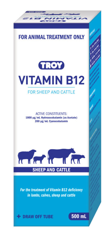 Troy Vitamin B12 Sheep and Cattle 500mL