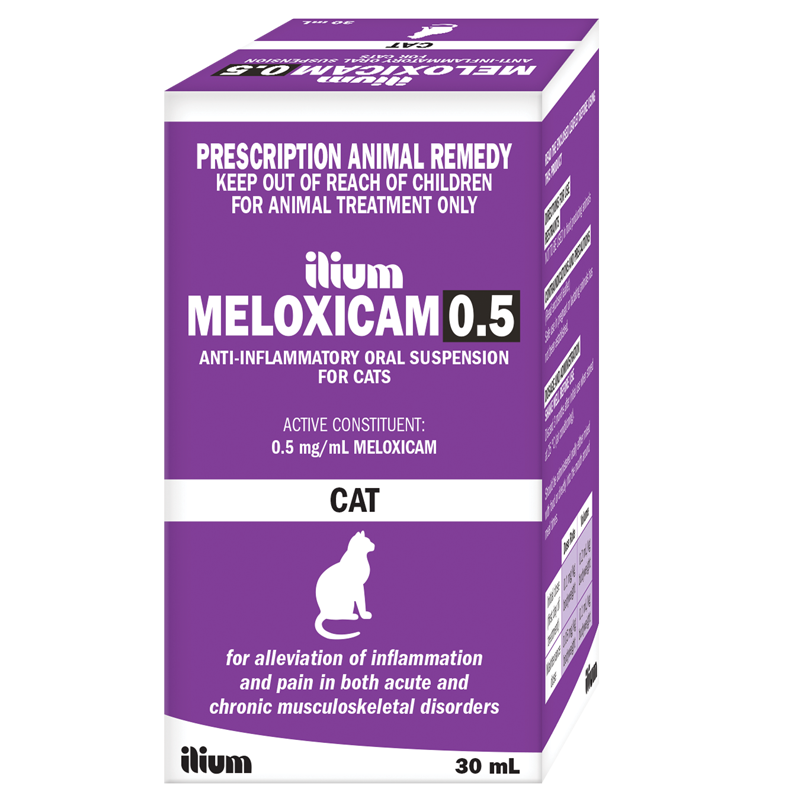 ilium Meloxicam Suspension for Cats Troy Animal Healthcare Australia